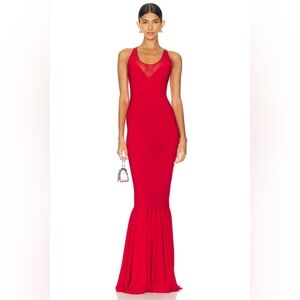 Elegant Red Evening Gown